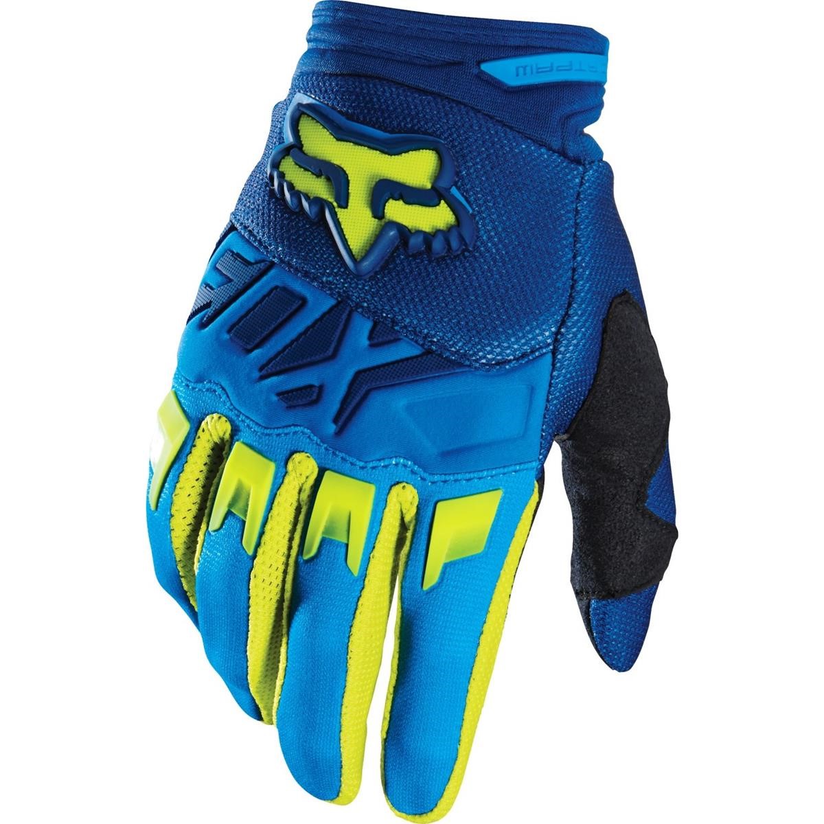 Fox Handschuhe Dirtpaw Race Blau/Gelb