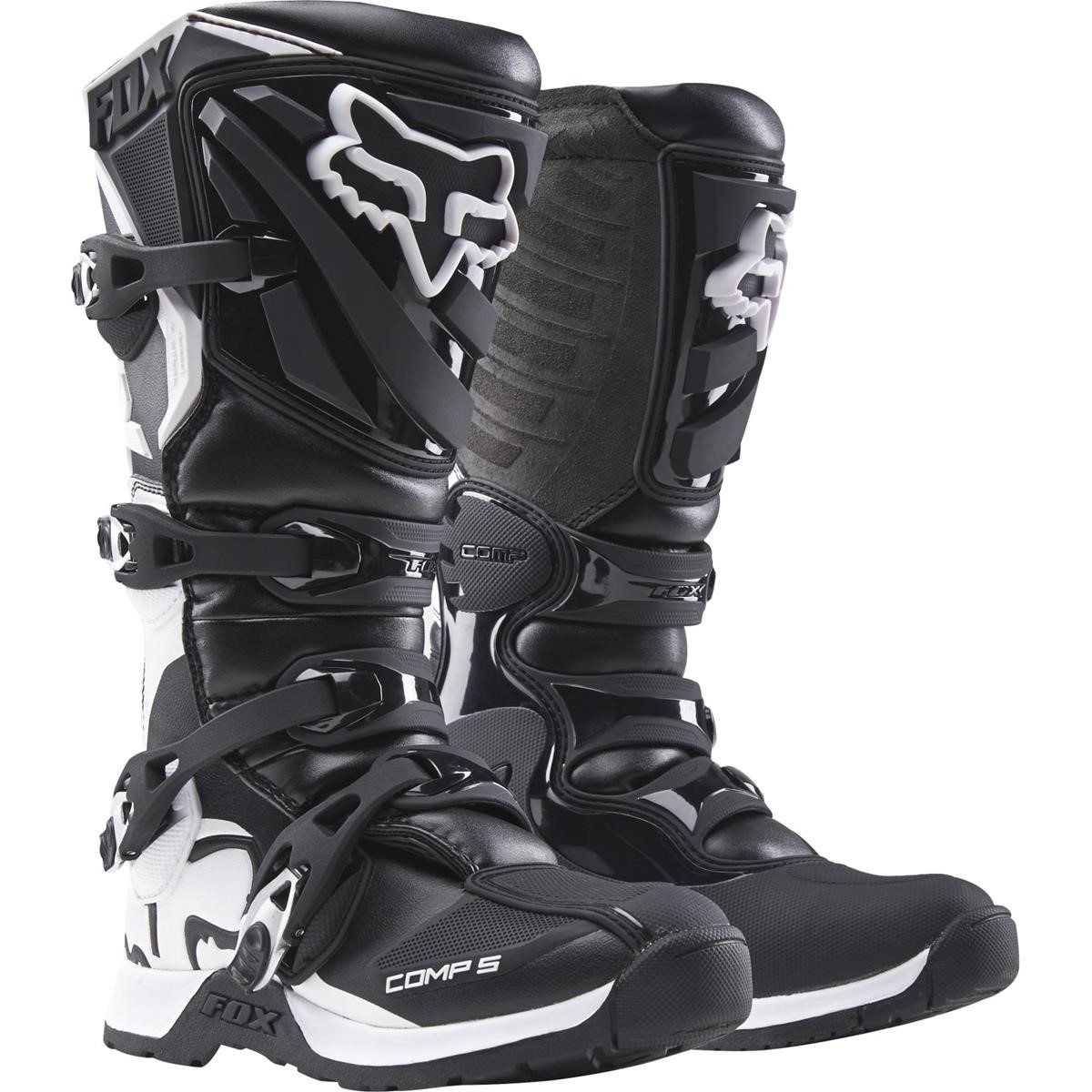 Fox Girls MX Boots Comp 5 Black/White