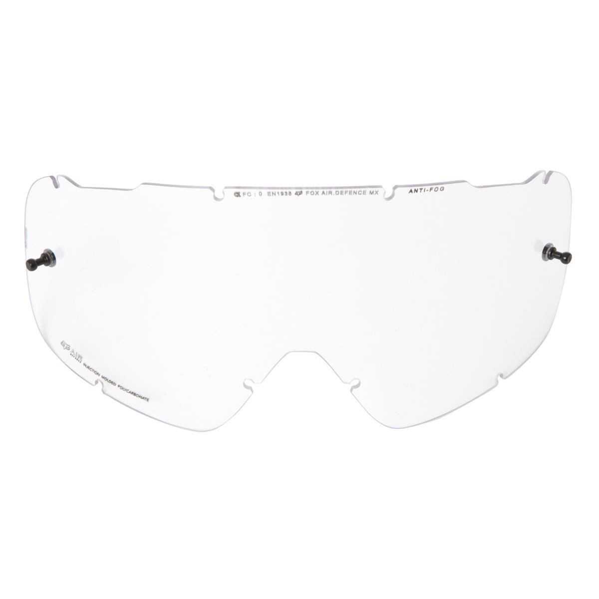 Fox Lexan Replacement Lens Air Defence Clear