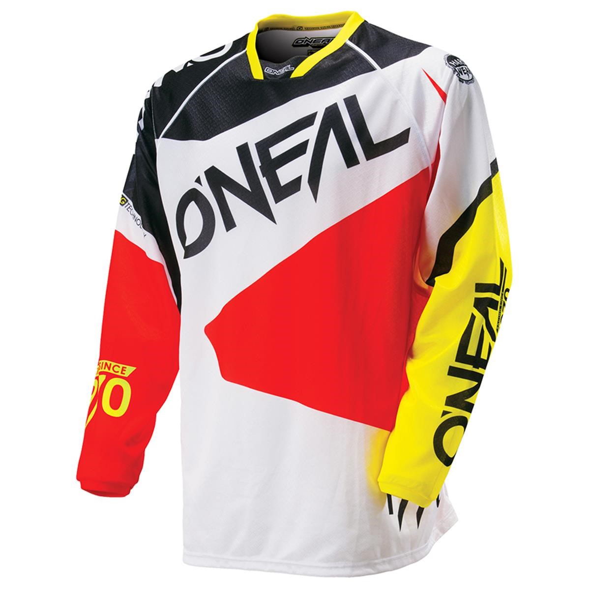 O'Neal Maglia MX Hardwear Flow Red/Yellow