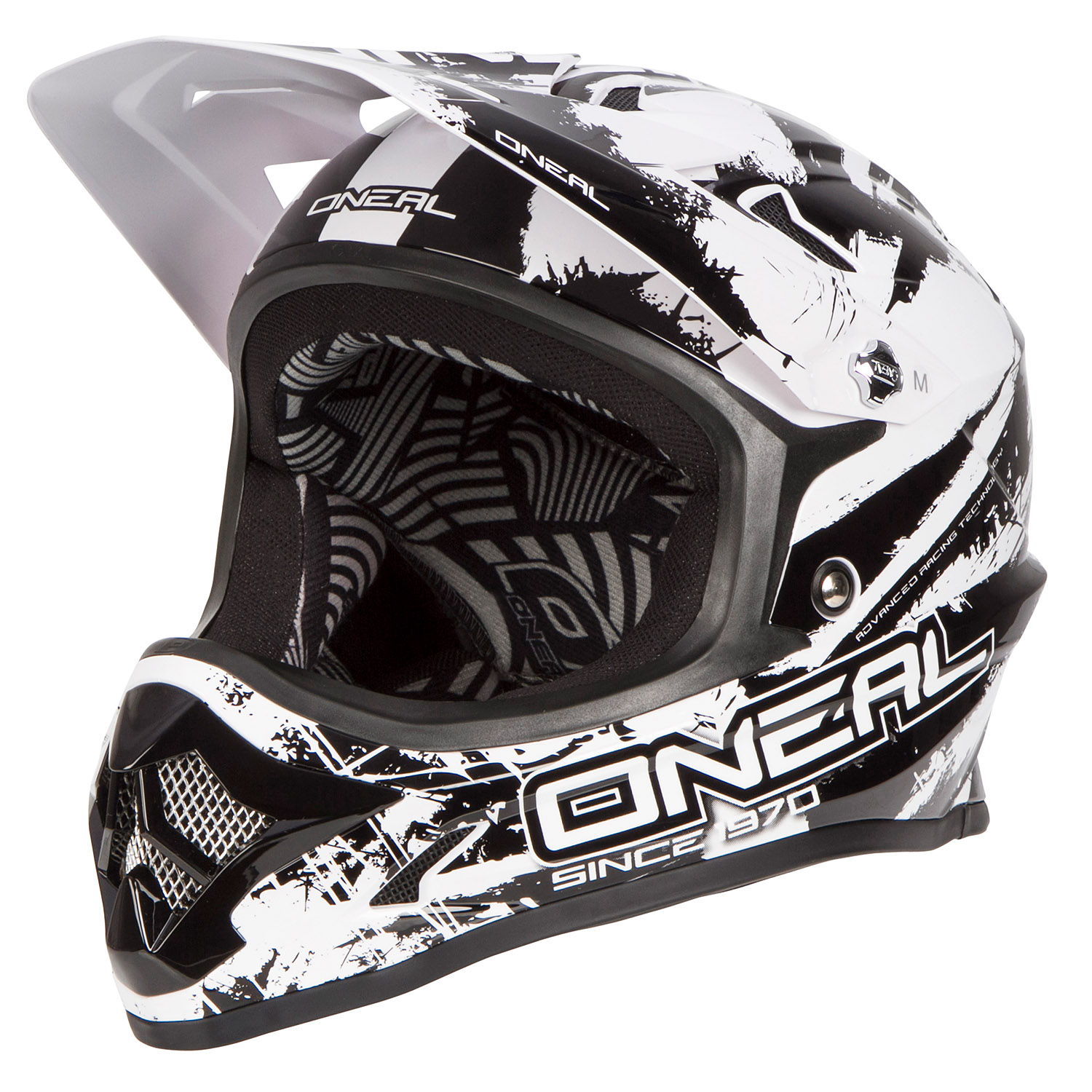 O'Neal Downhill MTB Helmet Backflip RL2 Fidlock Shocker - Black/White