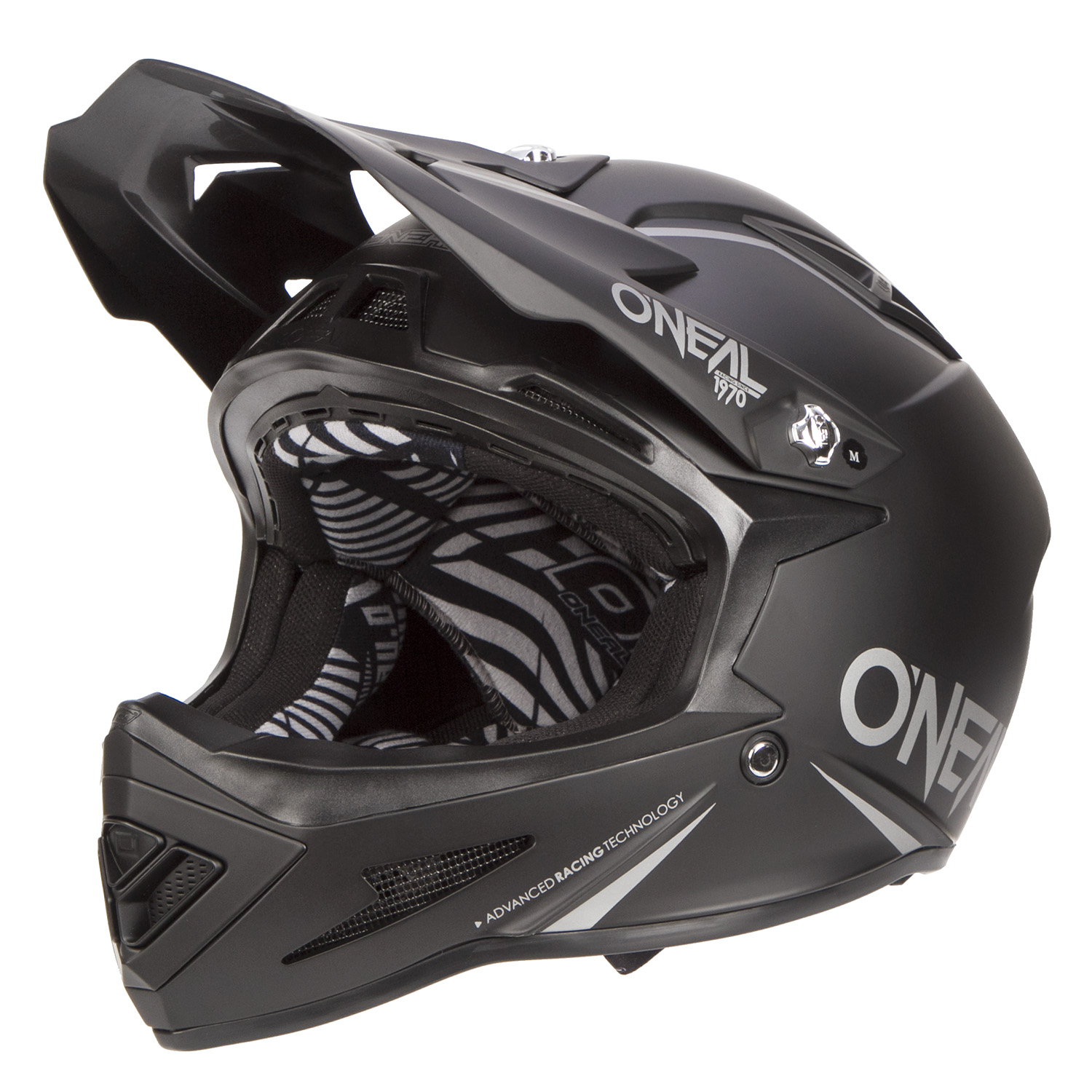 O'Neal Downhill MTB Helmet Warp Fidlock Solid - Matte Black