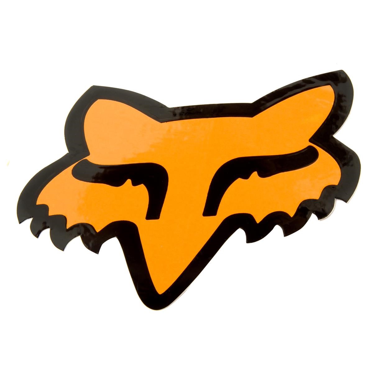 Fox Sticker Fox Head Flo Orange