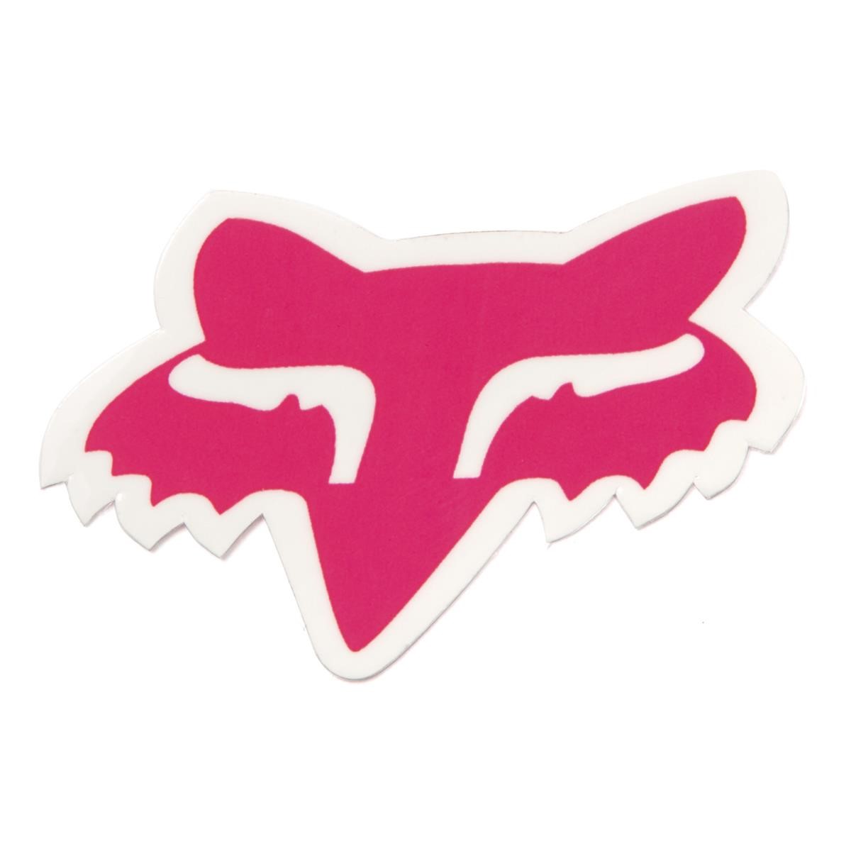 Fox Sticker Fox Head Pink