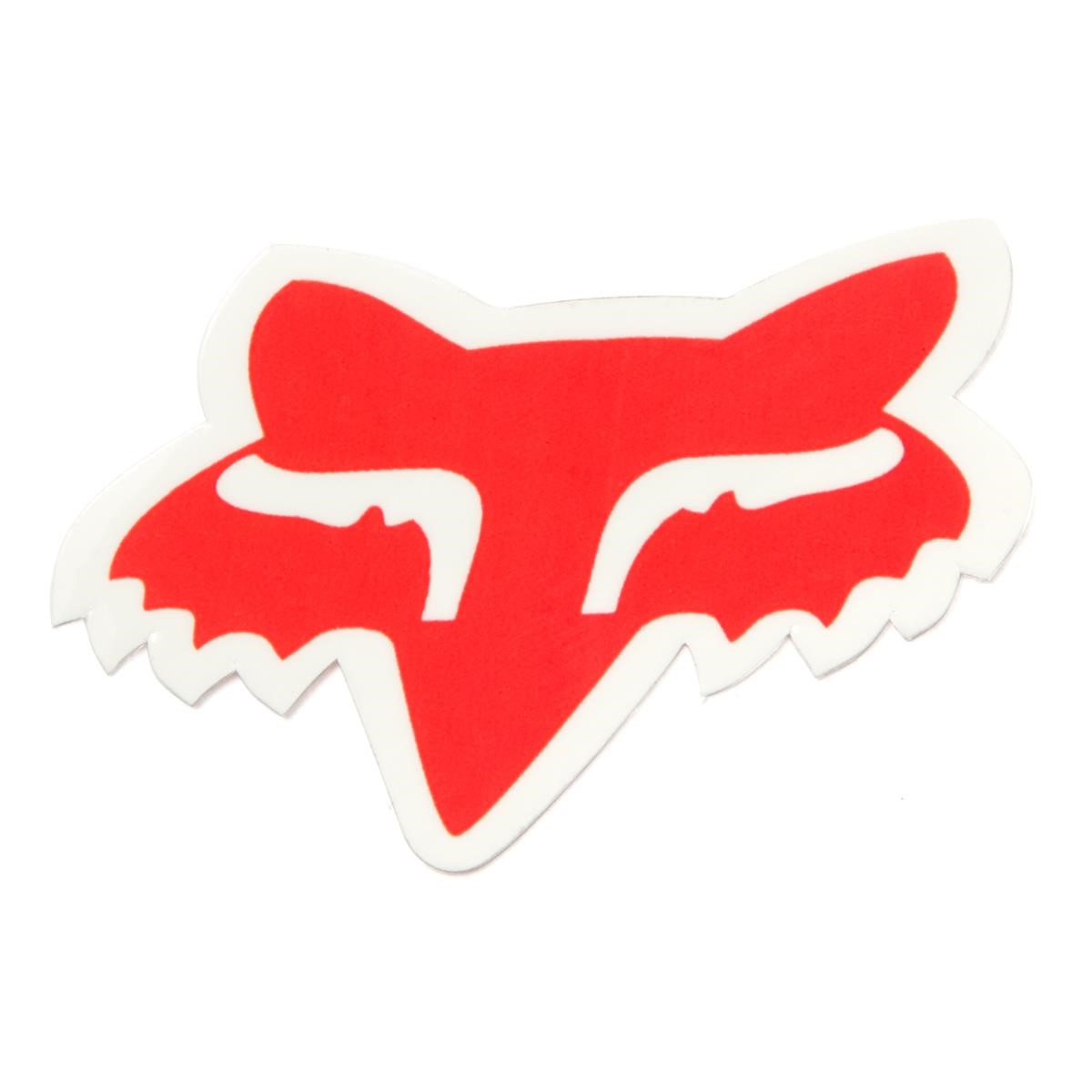 Fox Sticker Fox Head Rot - 6 cm