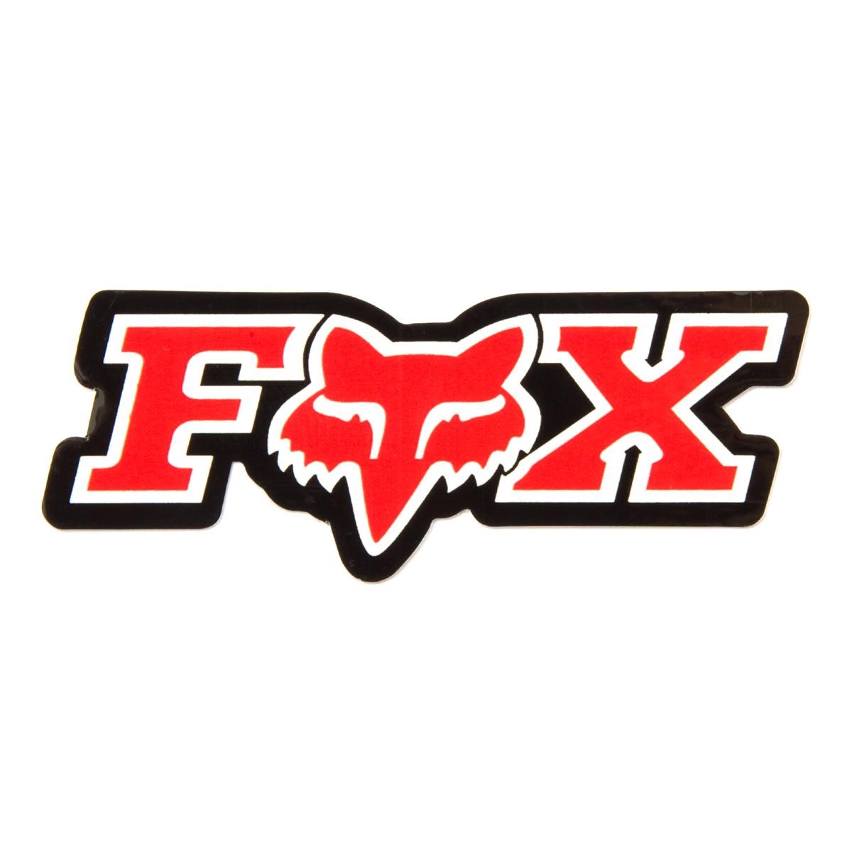 Fox Autocollants Corporate Rouge - 7.5 cm