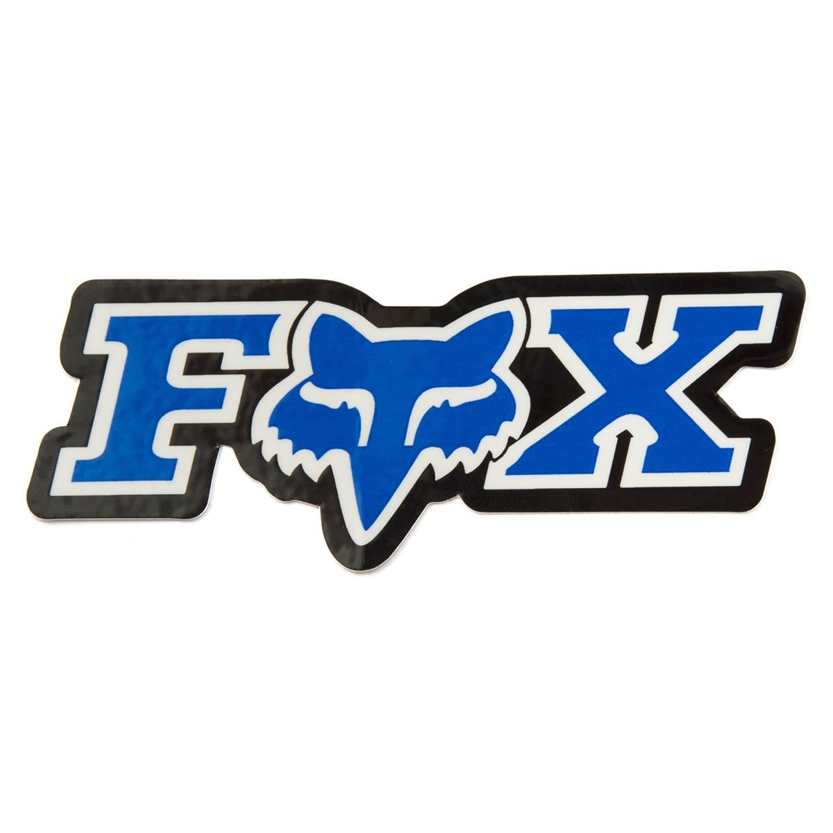 Fox Sticker Corporate Blue - 7.5 cm