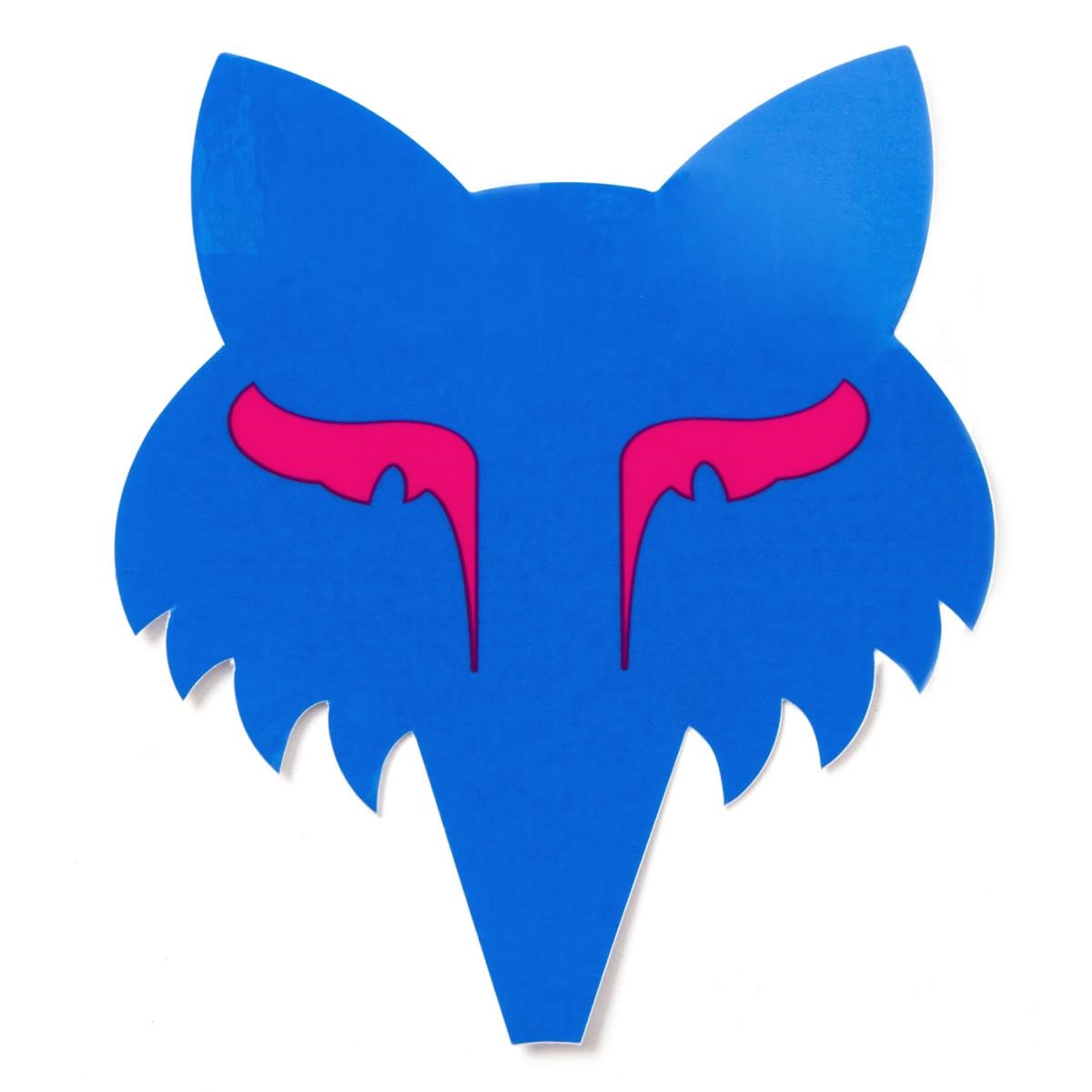 Fox Sticker Legacy Head Cyan - 9 cm