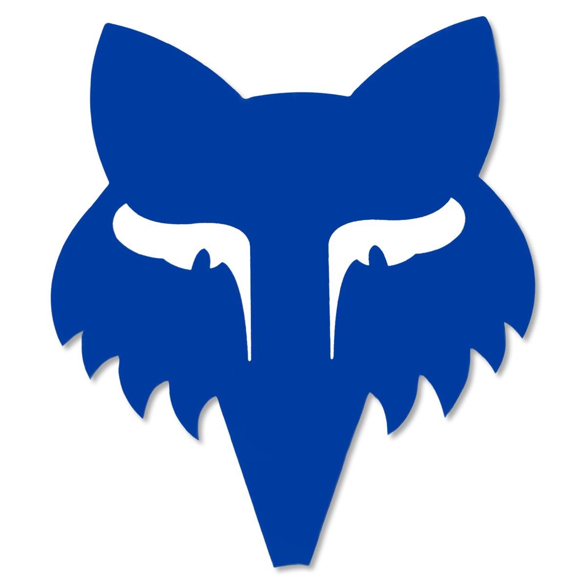 Fox Sticker Legacy Head Blue - 9 cm