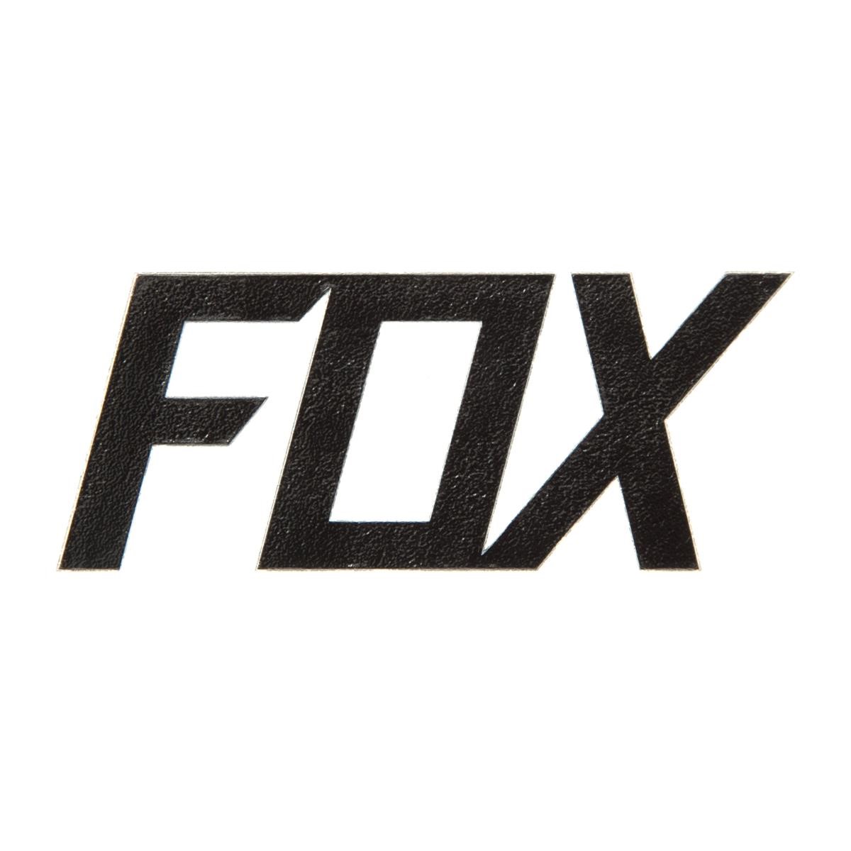 Fox Sticker Fox TDC Schwarz - 7 cm