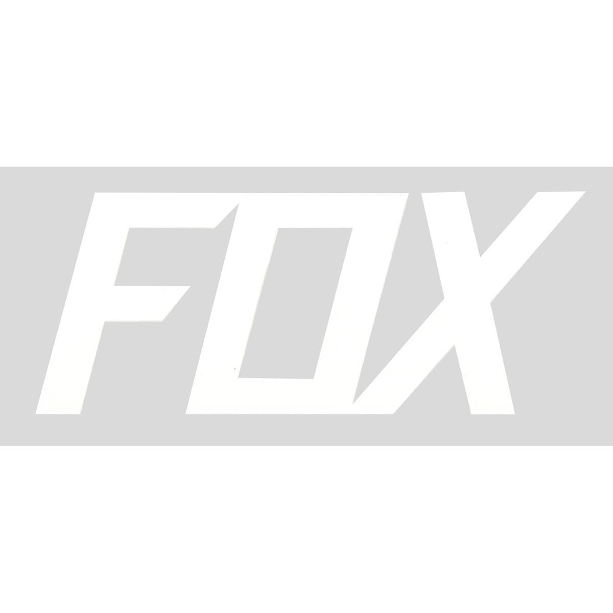 Fox Autocollants Fox TDC White - 7 cm