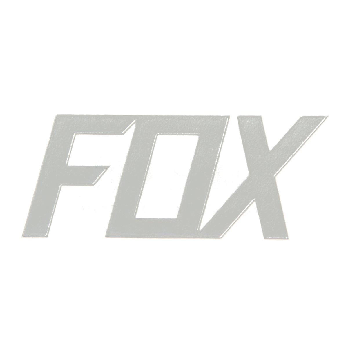 Fox Autocollants Fox TDC Chrome - 7 cm