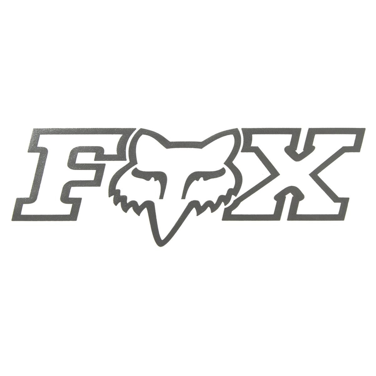 Fox Autocollants Corporate TDC Matte Charcoal - 7.5 cm