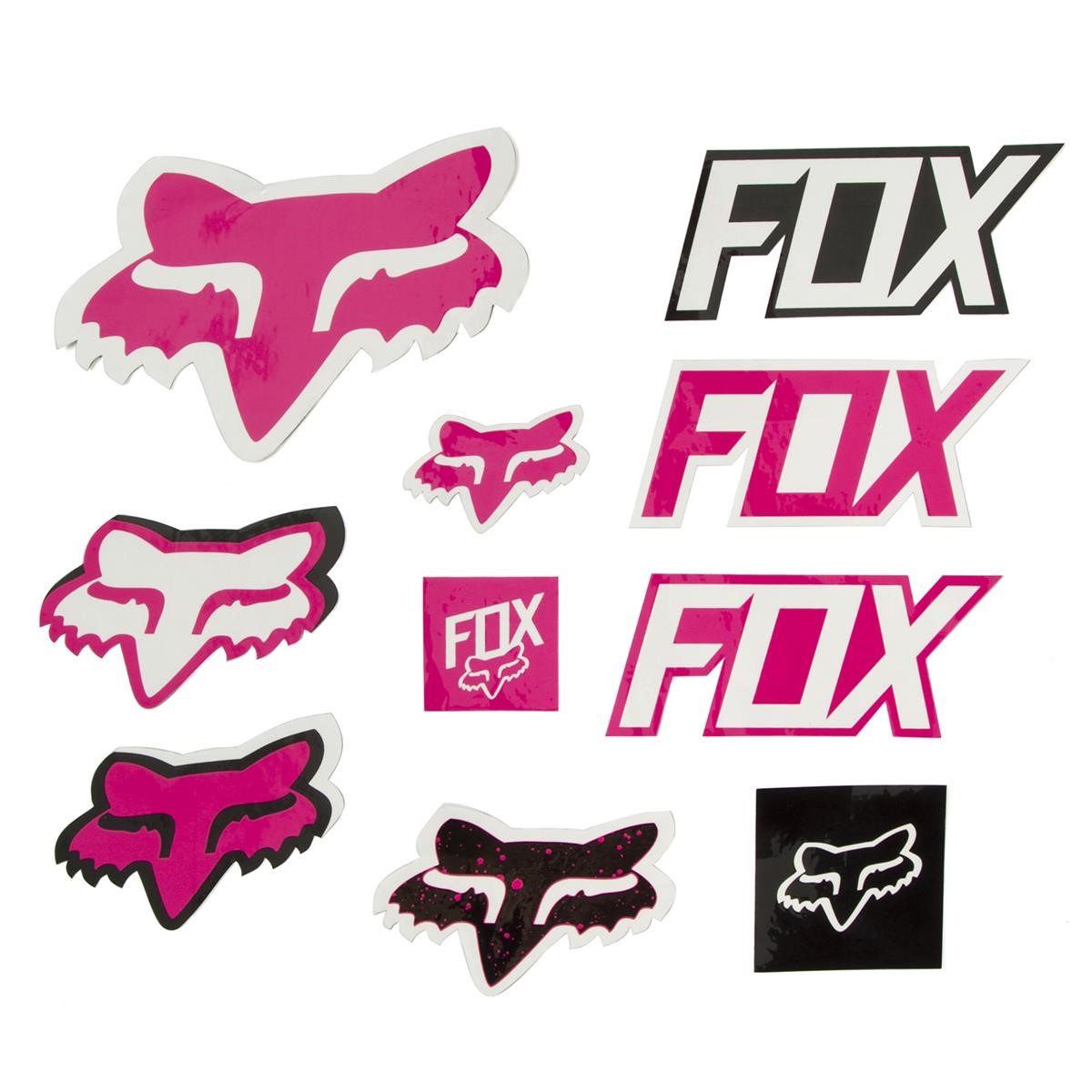 Fox Kit d'autocollants Track Pack Pink