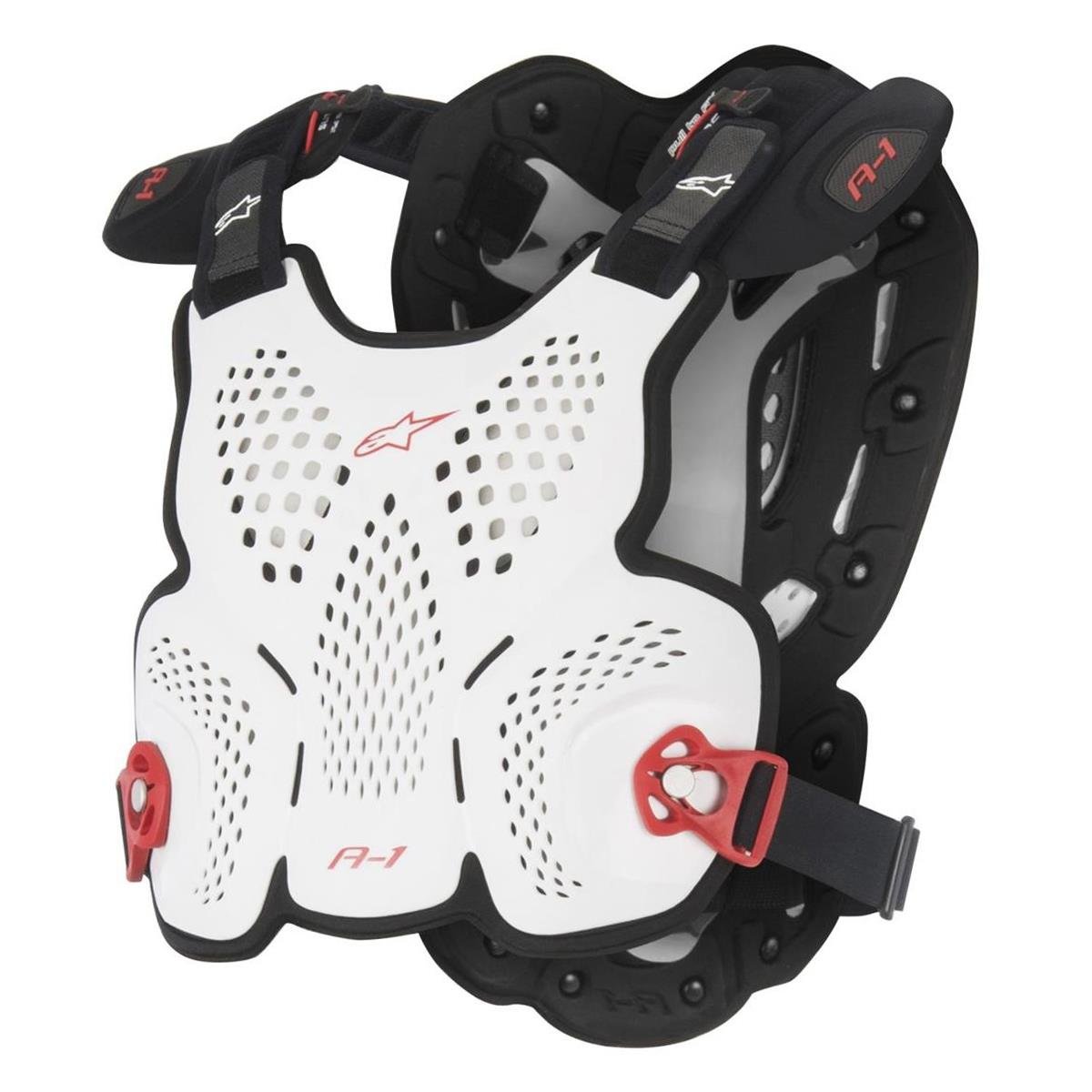 Alpinestars Chest Protector A-1 White/Black/Red