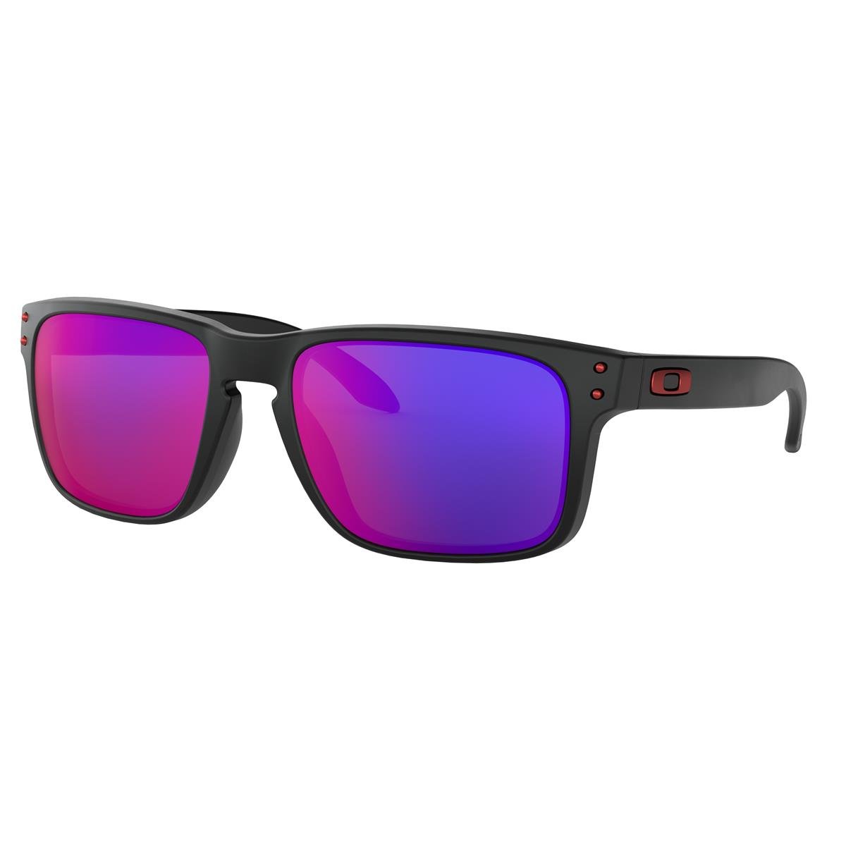 Oakley Sunglasses Holbrook Matte Black - Positive Red Iridium