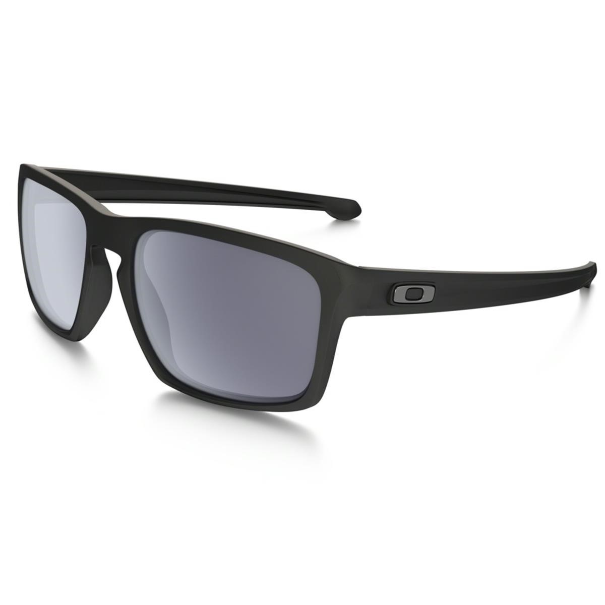 Oakley Sunglasses Silver Matte Black/Grey