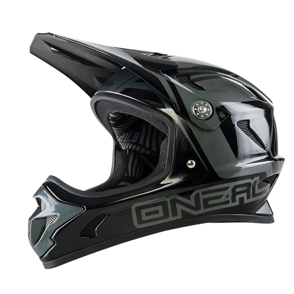 O'Neal Downhill MTB Helmet Spark Fidlock Steel Black/Grey