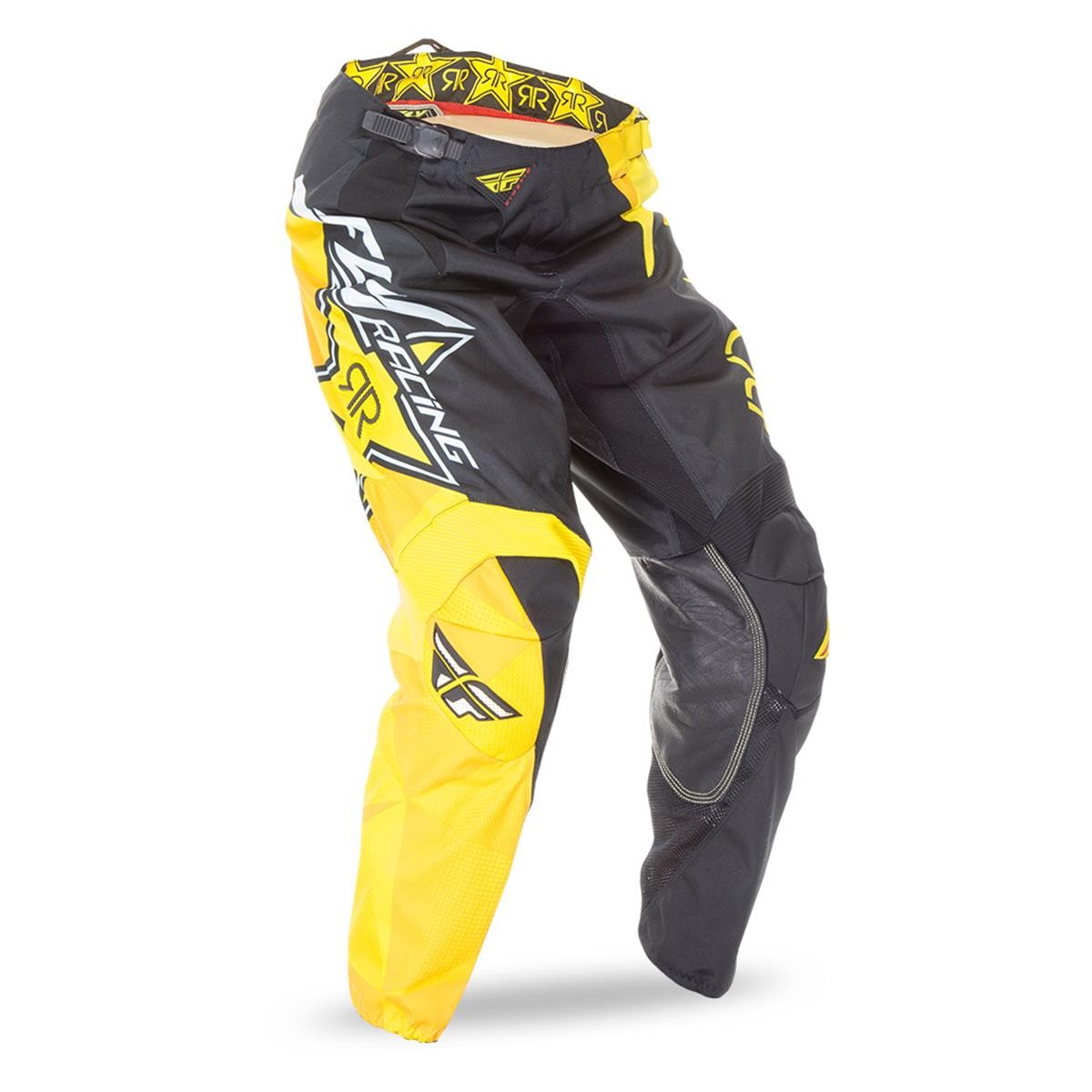 Fly Racing Pantalon MX Kinetic Rockstar Yellow/Black