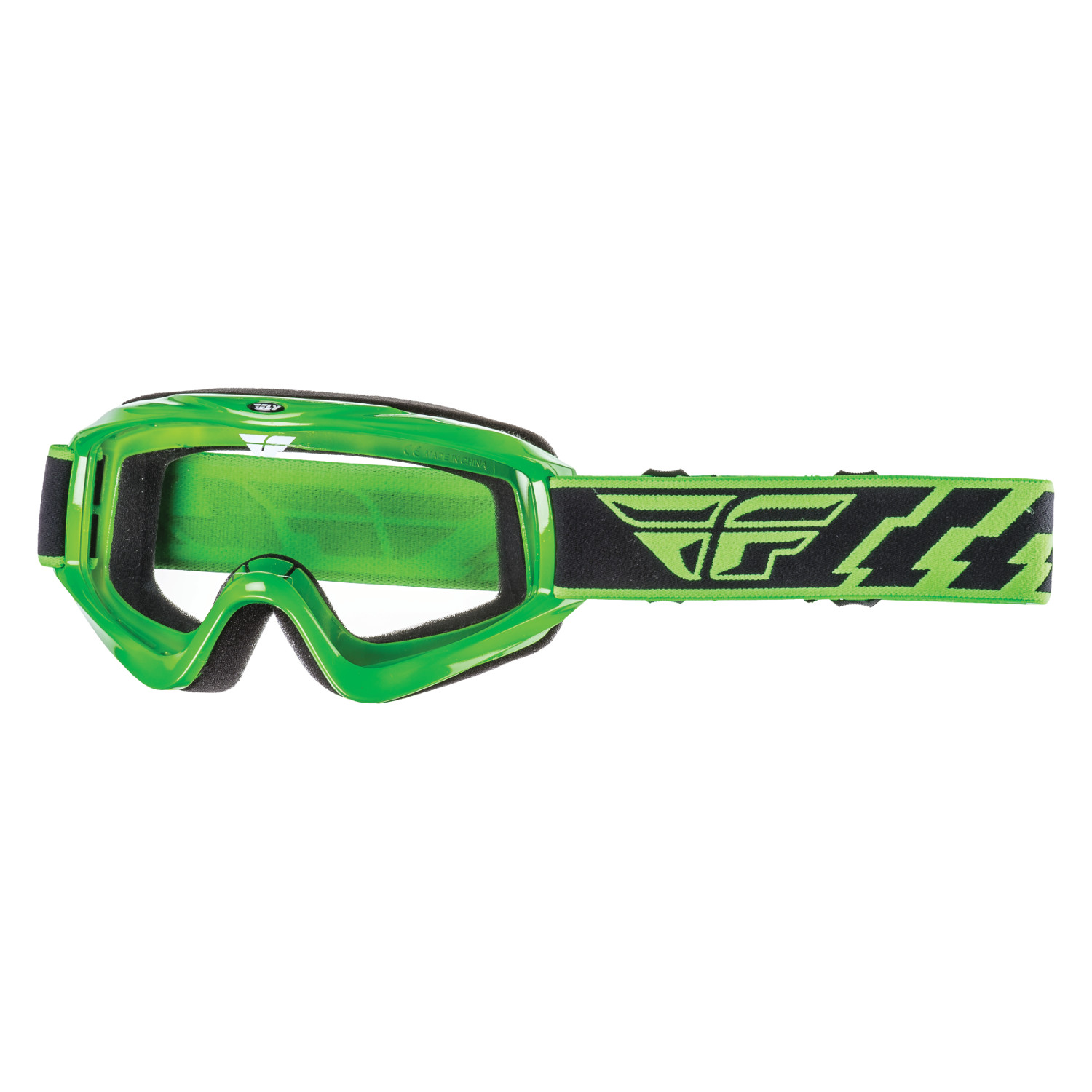 Fly Racing Goggle Focus Green Anti-Fog