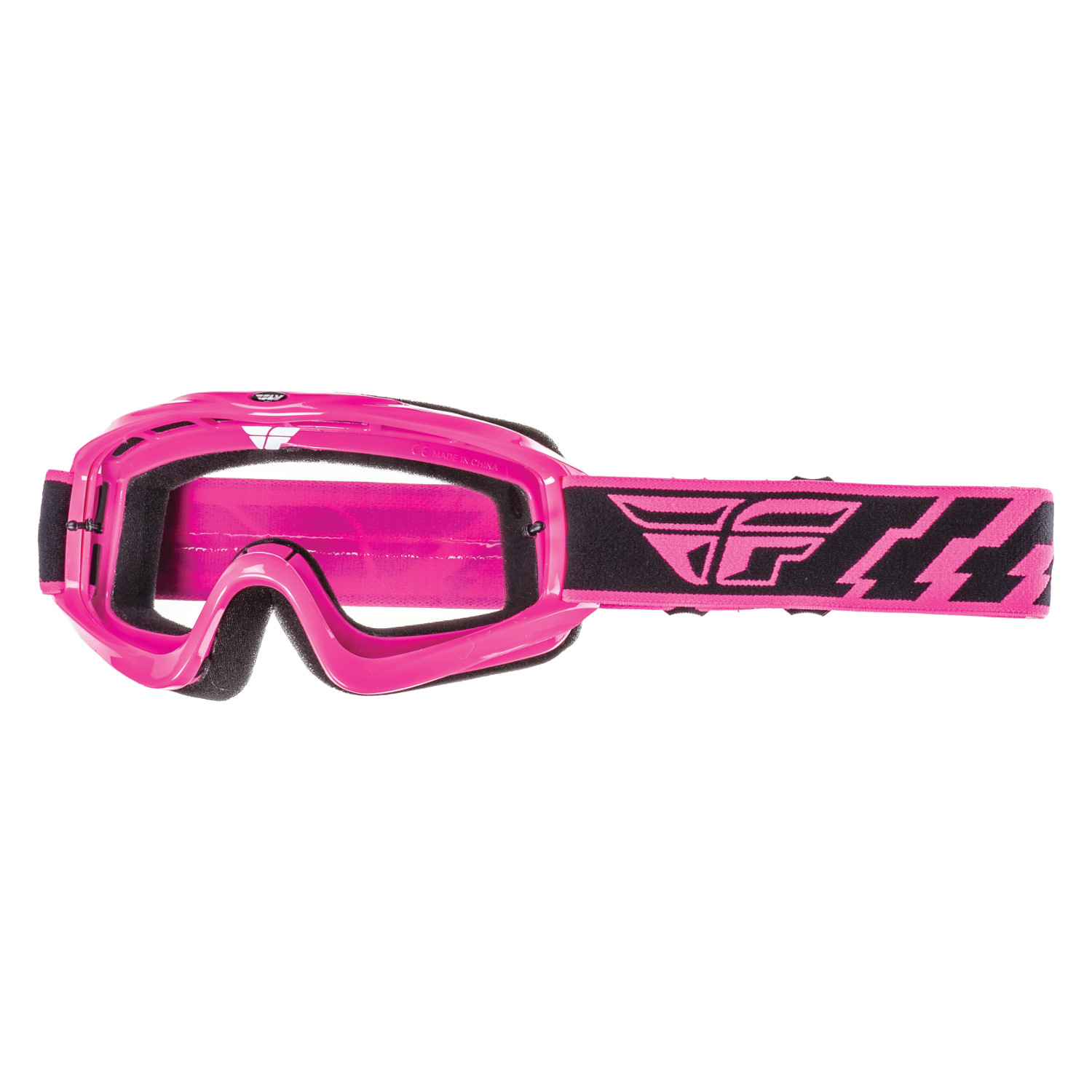 Fly Racing Goggle Focus Pink Anti-Fog