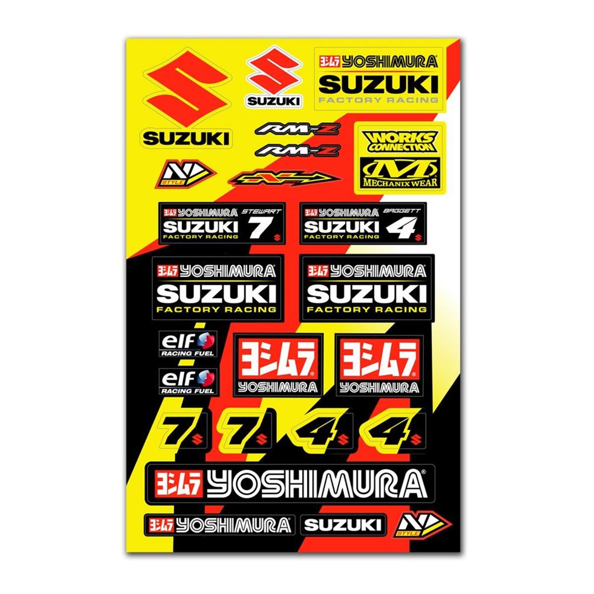 N-Style Kit d'autocollants  Suzuki RMZ models, universal