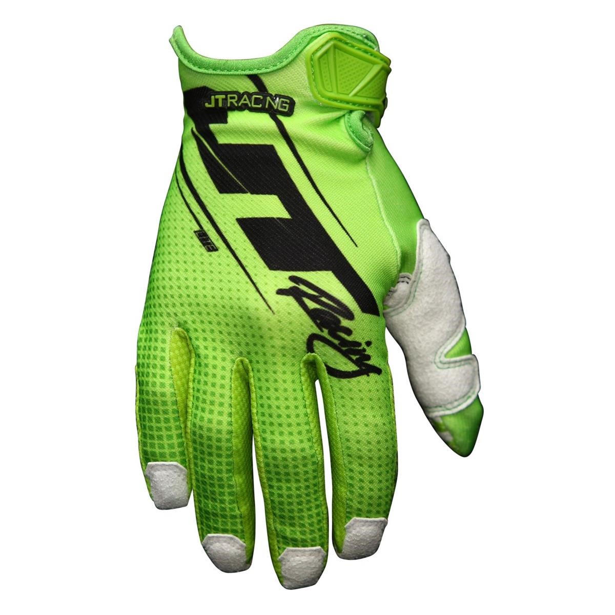 JT Racing USA Gloves Lite Slasher Green Flo