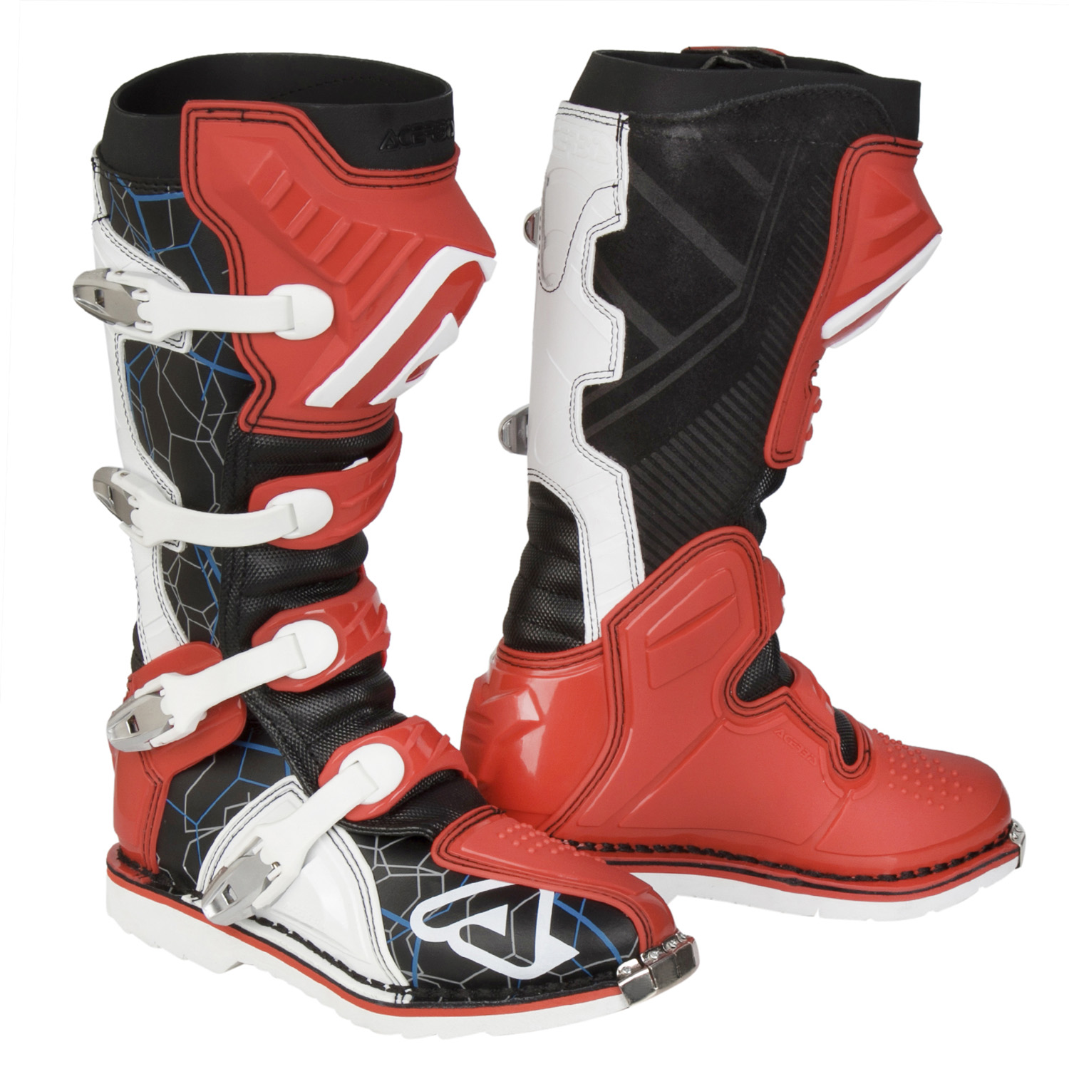 Acerbis Motocross-Stiefel X-Pro V Rot/Weiß