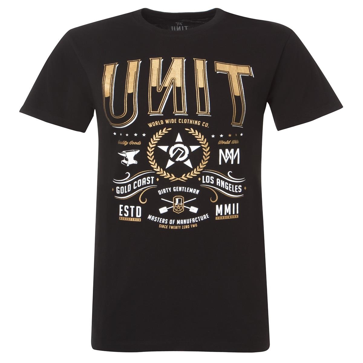Unit T-Shirt Noble Schwarz