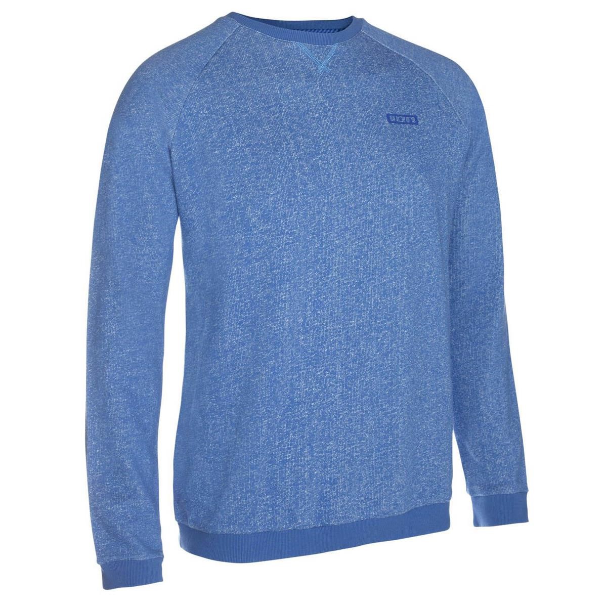 ION Sweater Logo Sea Blue Melange