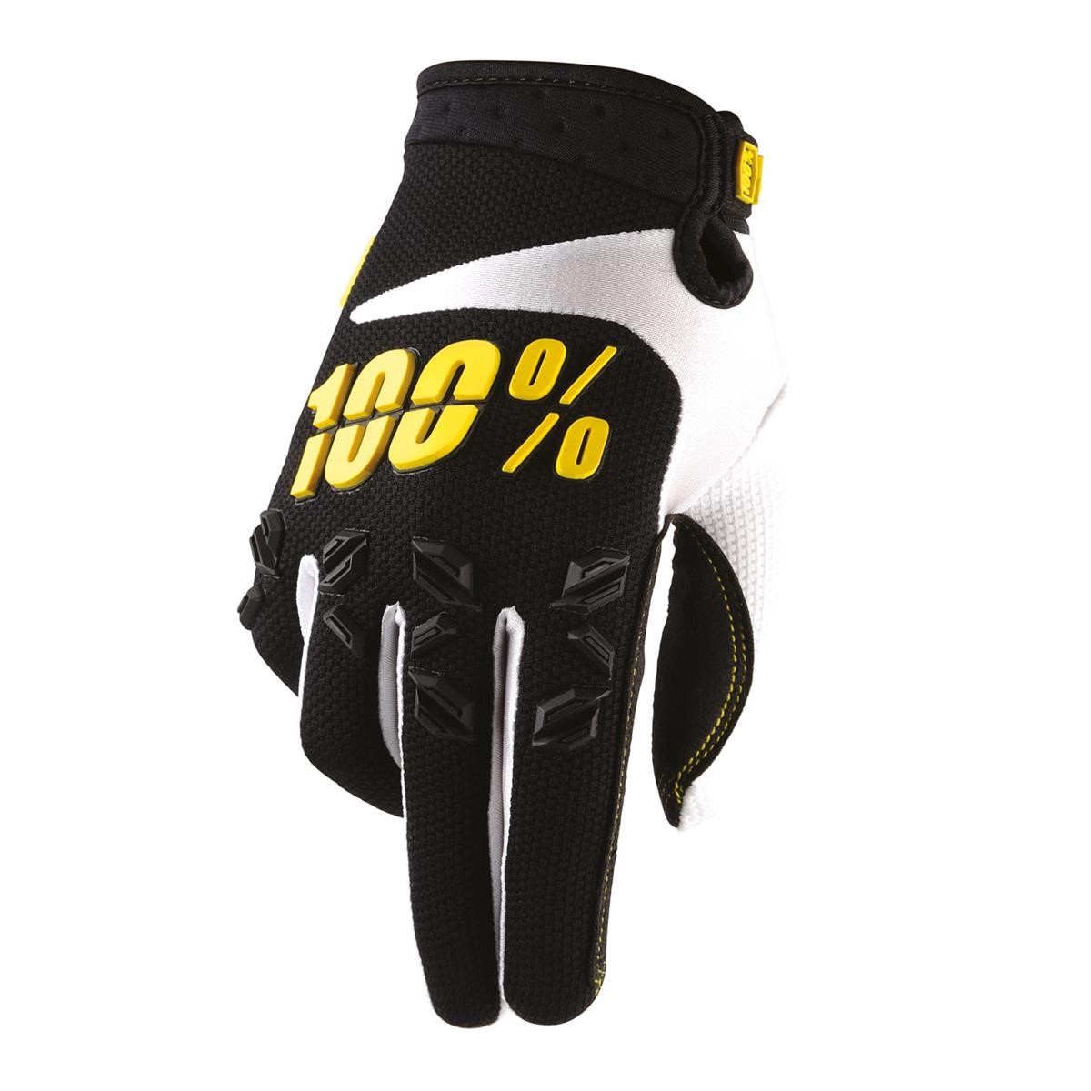 100% Gloves Airmatic Black/Yellow