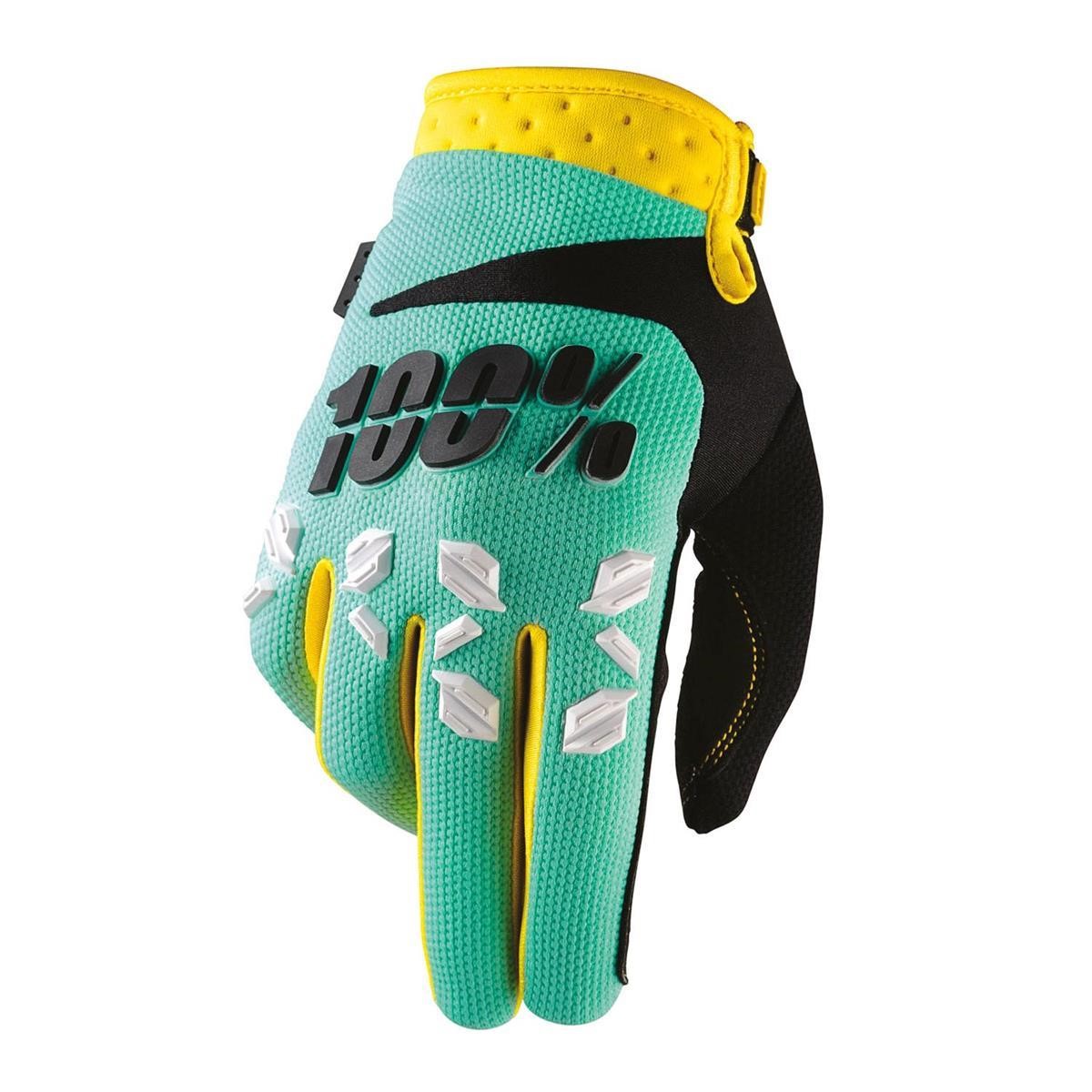 100% Bike Gloves Airmatic Mint