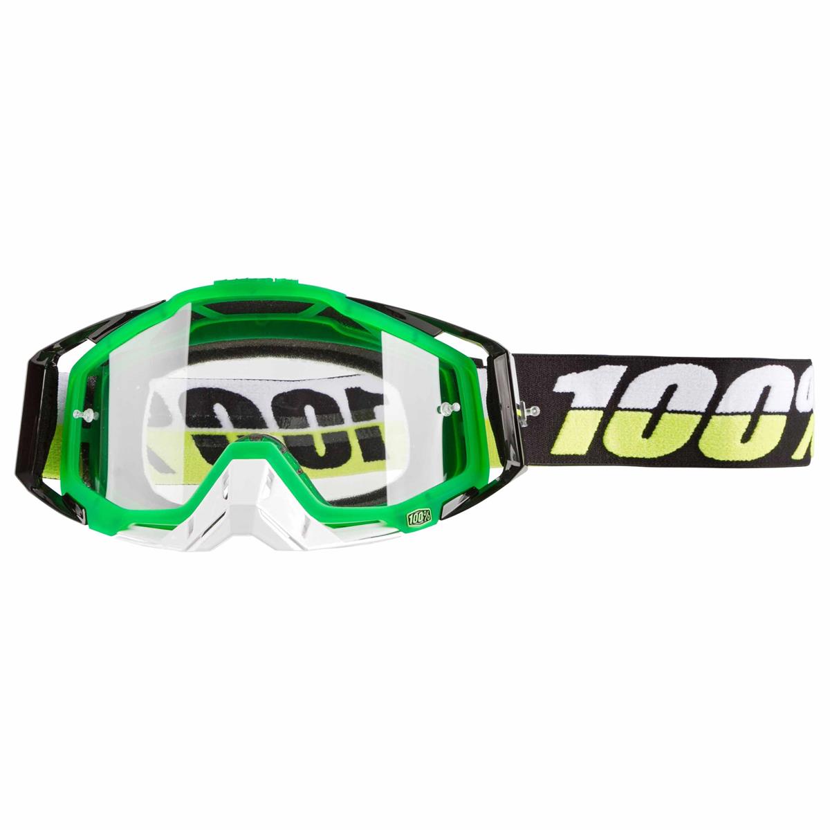 100% Maschera Racecraft Simbad - Trasparente Anti-Fog