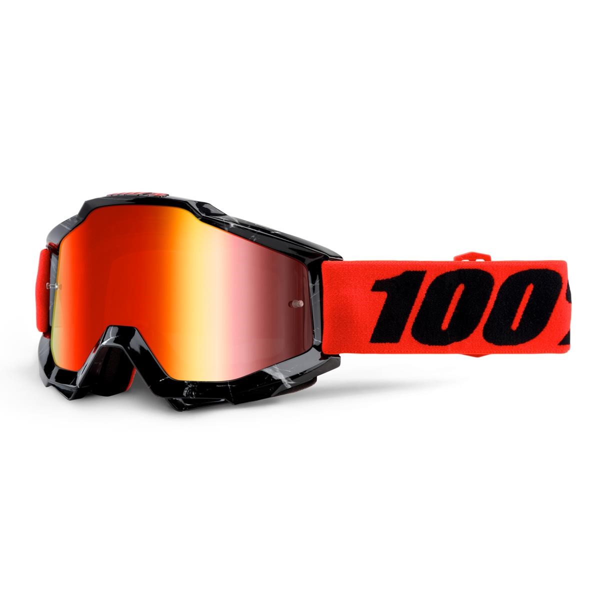 100% Crossbrille The Accuri Inferno - Rot verspiegelt