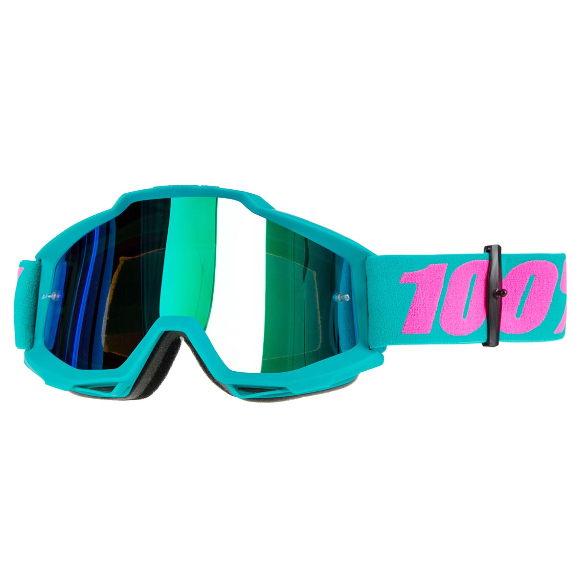 100% Goggle Accuri Passion - Mirror Green Anti-Fog