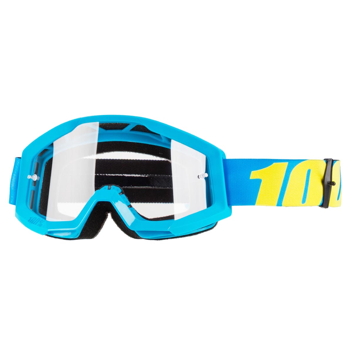 100% Goggle The Strata Blue - Clear Anti-Fog
