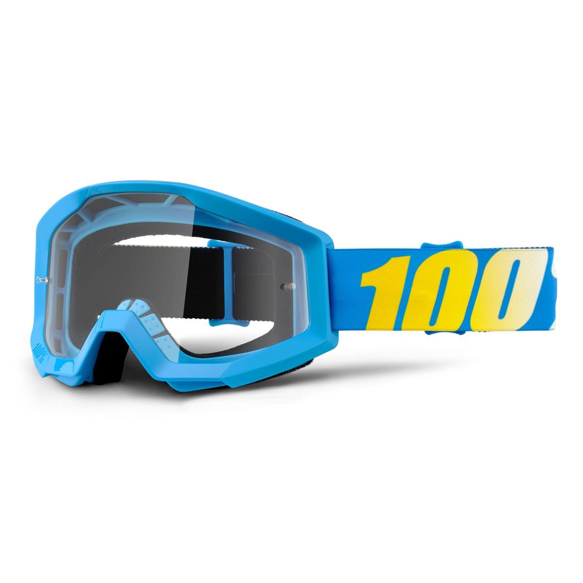 100% Kids Goggle Strata Blue - Clear