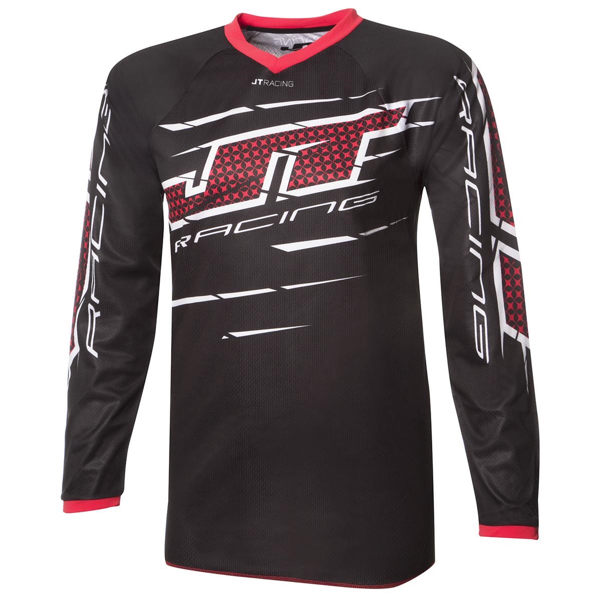 JT Racing USA Maillot MX Flex Slasher Black/Red