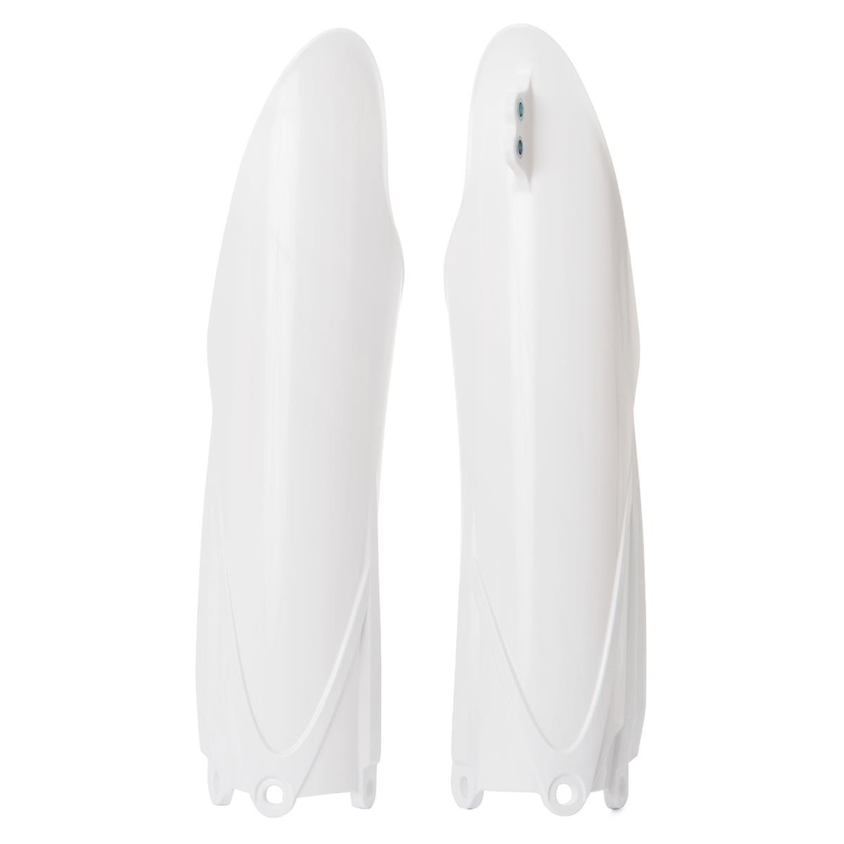 Acerbis Lower Fork Covers  Yamaha YZ 85 02-18, White