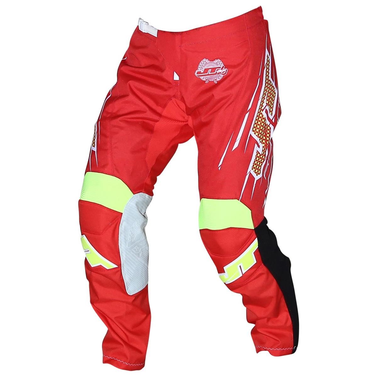 JT Racing USA Pantaloni MX Flex Slasher Red/Neon Yellow