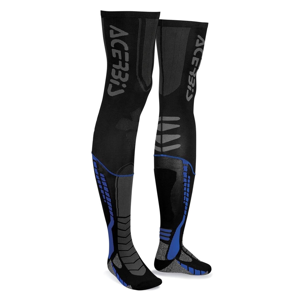 Acerbis Knee Brace/Knee Guard Sleeve X-Leg Pro Black/Blue