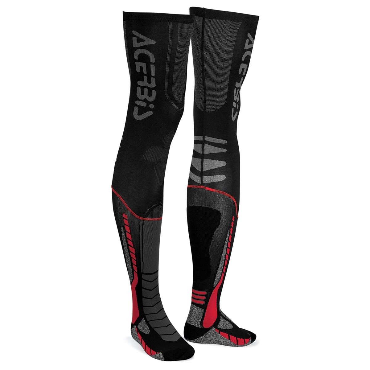 Acerbis Knee Brace Sleeve X-Leg Pro Black/Red