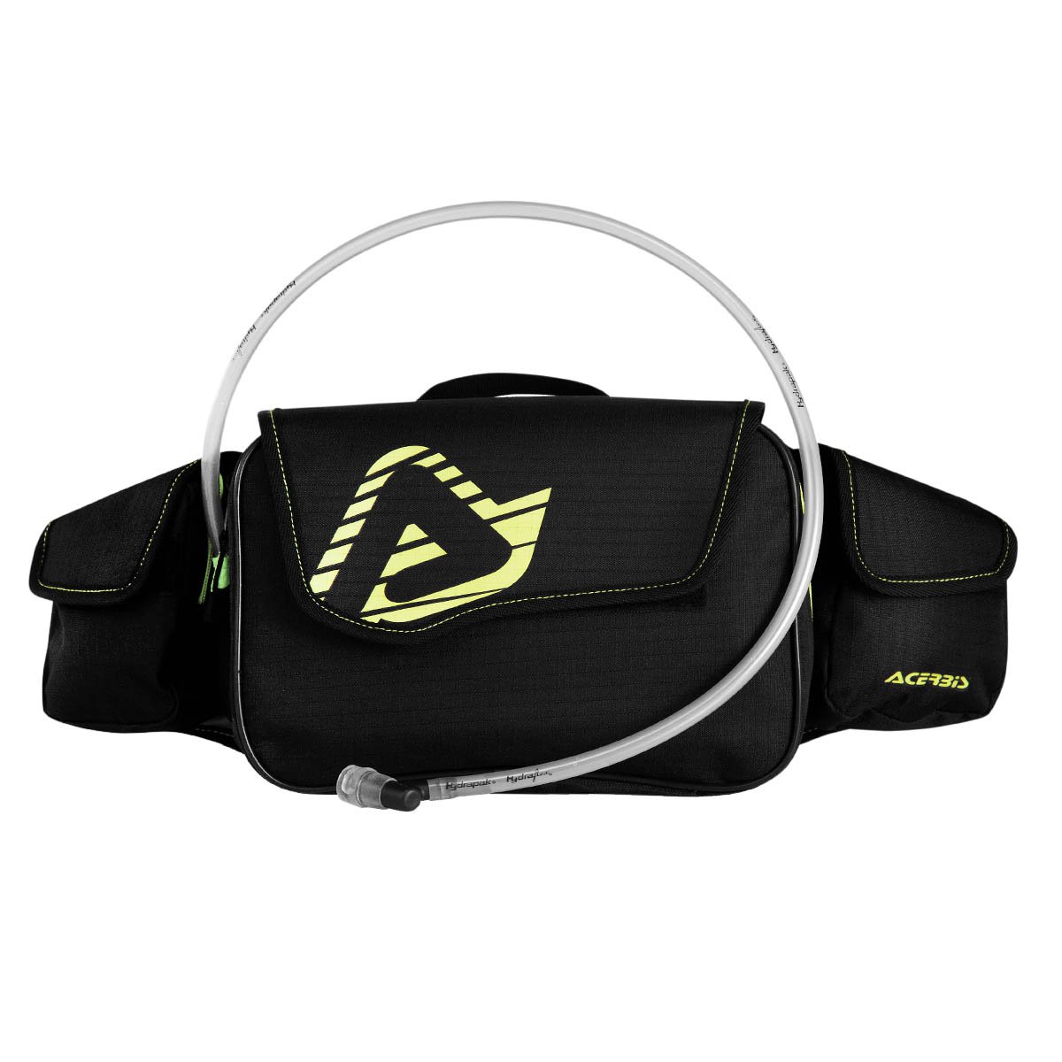 Acerbis Waist Bag with Hydration System Dromy Black/Fluo Yellow