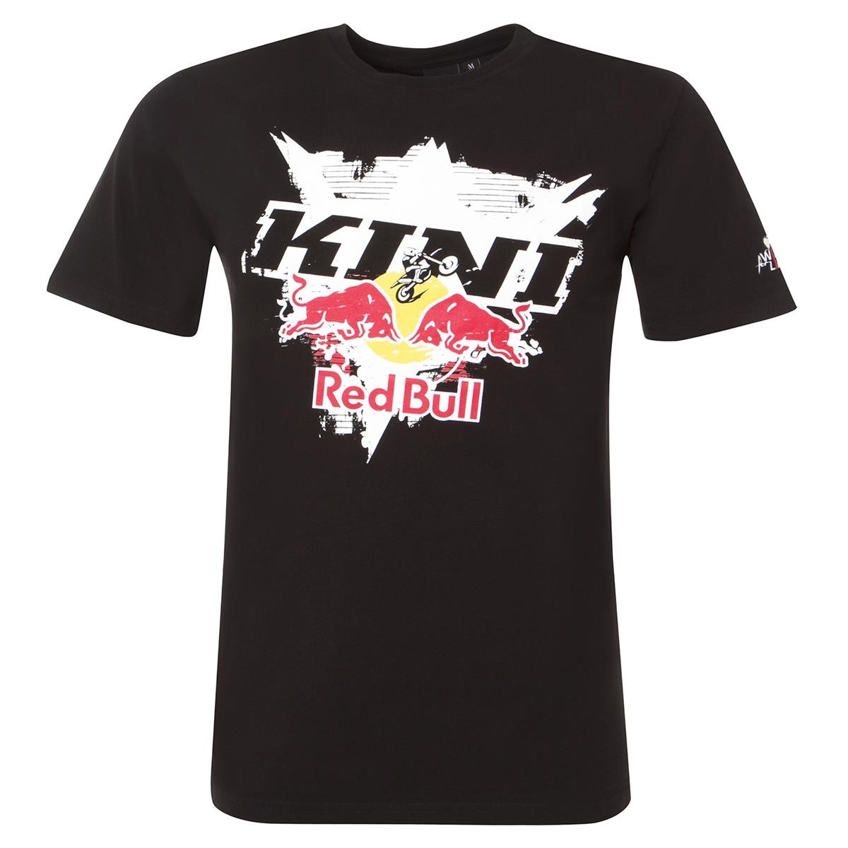Kini Red Bull T-Shirt Interlaced Schwarz
