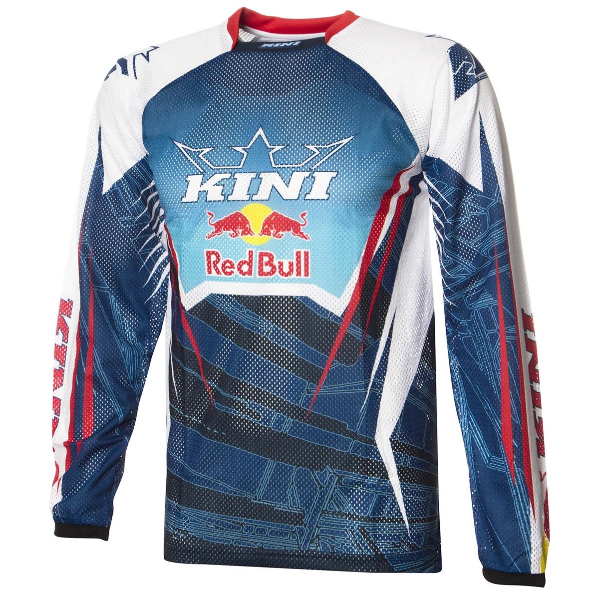 Kini Red Bull Maillot MX Competition Vented Navy/White
