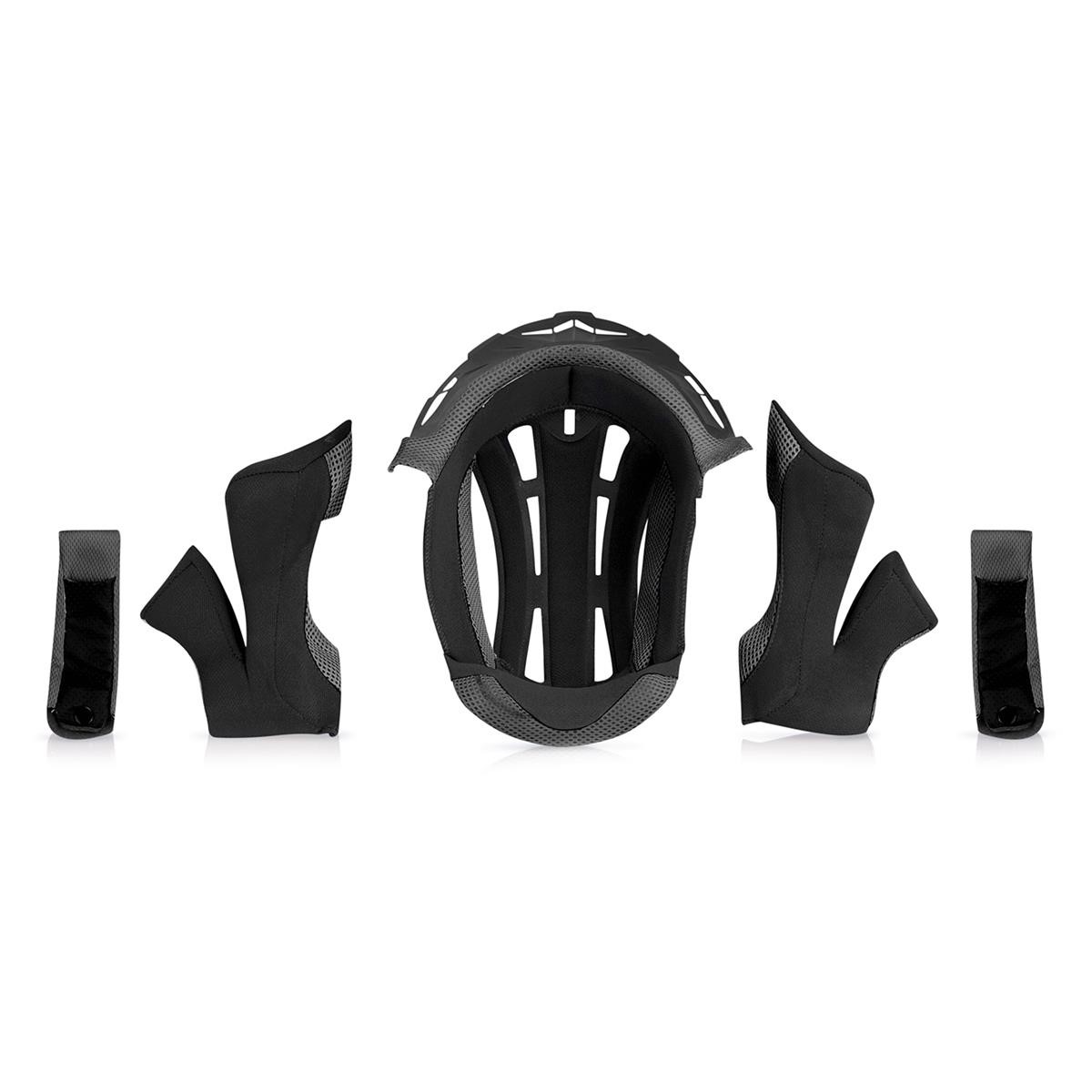 Acerbis Helmet Lining/Cheek Pads Impact Fiber Glass Black