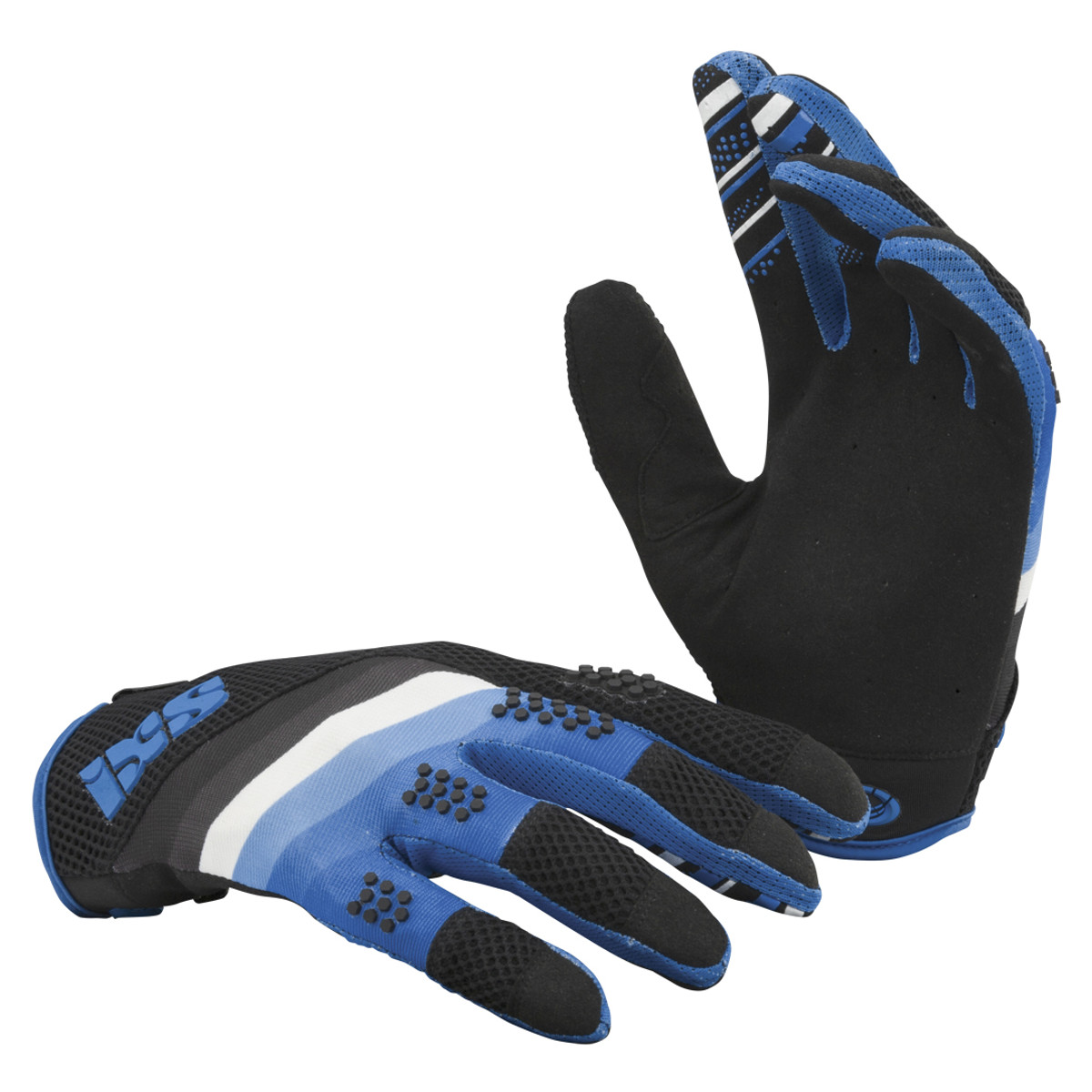 IXS Downhill-Handschuhe DH.X5.1 Schwarz/Fluor Blau