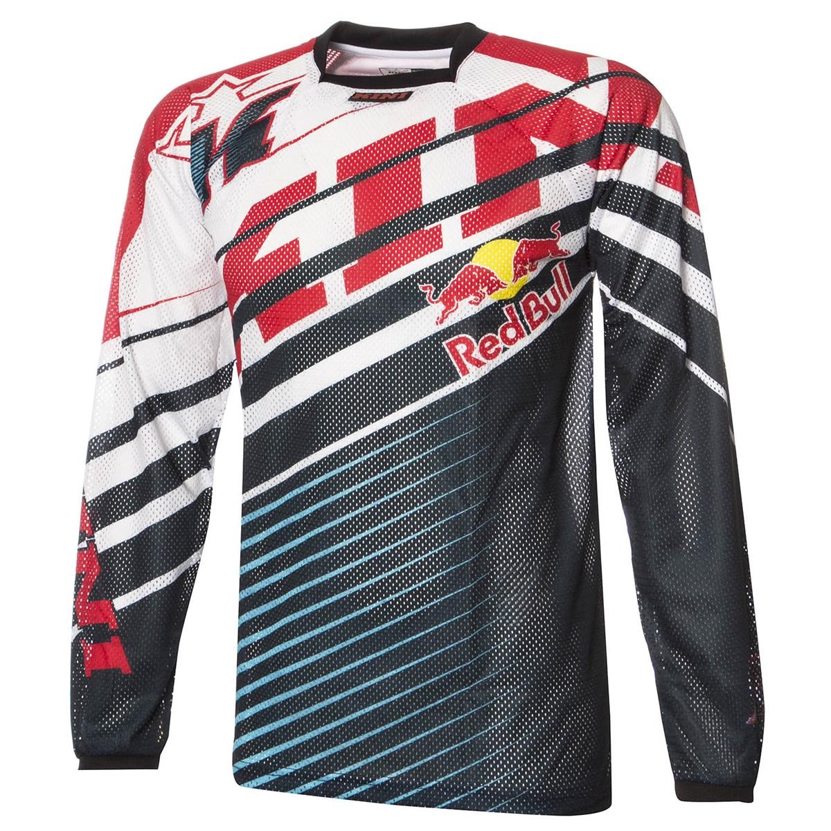 Kini Red Bull Jersey Vintage Vented Rot/Blau
