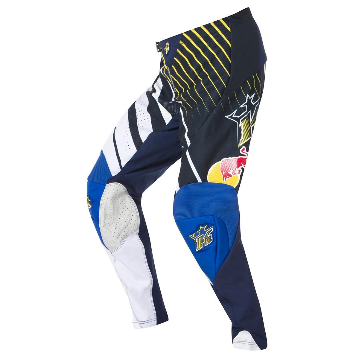 Kini Red Bull Pantaloni MX Vintage Yellow/Blue