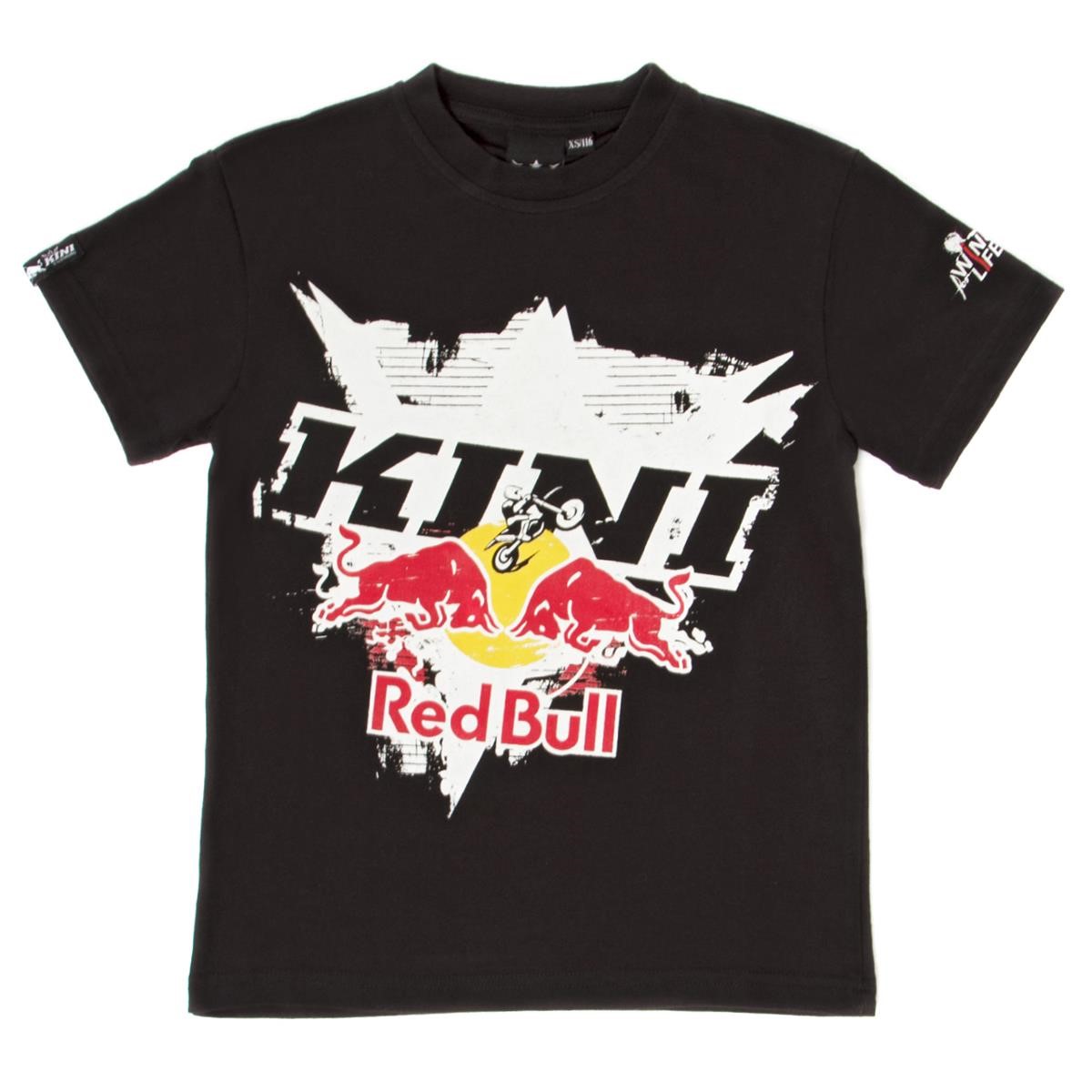 Kini Red Bull Kids T-Shirt Interlaced Black